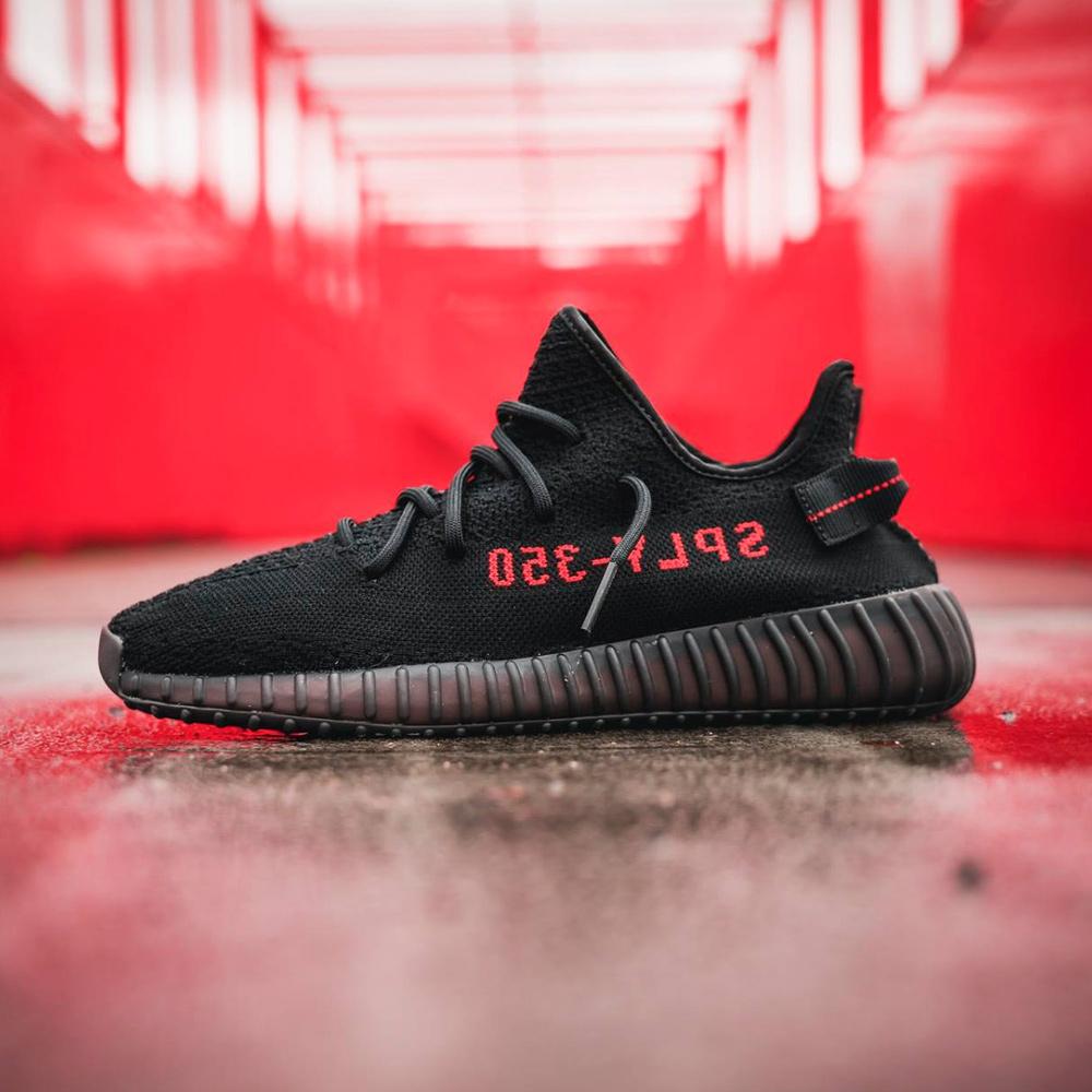 Adidas Yeezy Boost 350 V2 Core Black-Red — 3 UK | 35.5 EU — Alternate View 8