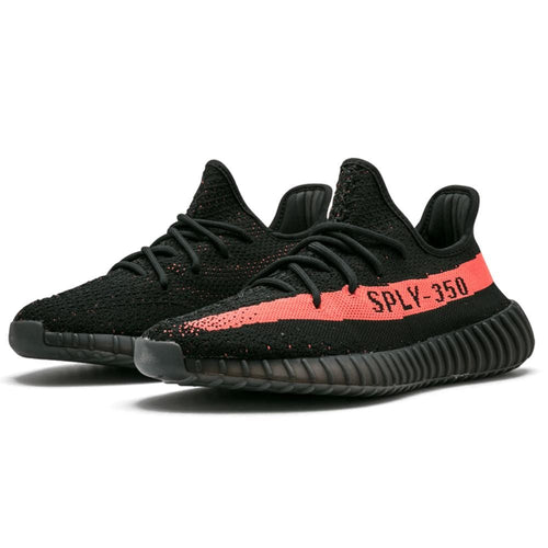 adidas Yeezy Boost 350 V2 Core Black Red — UK 3.5 | EU 36 | US 4 — Side View