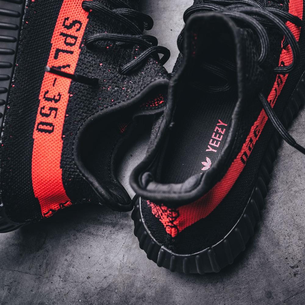 adidas Yeezy Boost 350 V2 Core Black Red — UK 3.5 | EU 36 | US 4 — Alternate View 8