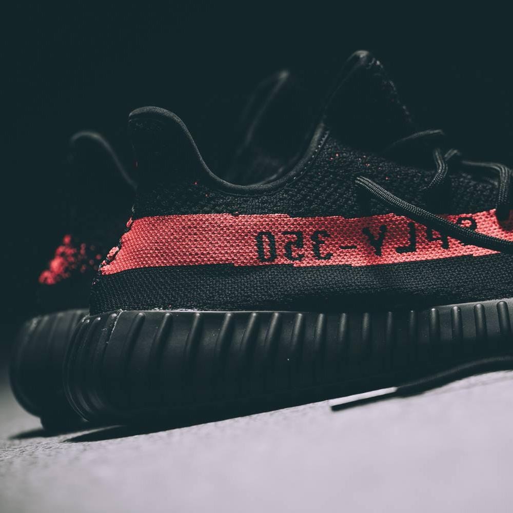 adidas Yeezy Boost 350 V2 Core Black Red — UK 3.5 | EU 36 | US 4 — Alternate View 7