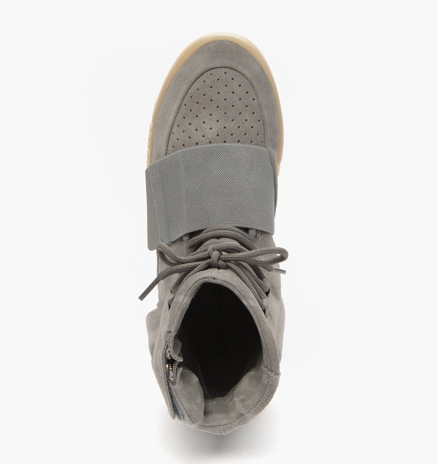 Adidas Originals Yeezy 750 Boost Light Grey-Gum — UK 3.5 | EU 36 | US 4 — Lifestyle View