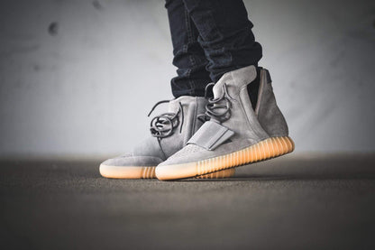 Adidas Originals Yeezy 750 Boost Light Grey-Gum — UK 3.5 | EU 36 | US 4 — Alternate View 8