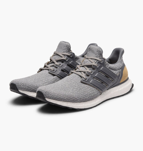 adidas Ultra Boost 3.0 LTD Mid Grey  Leather Cage — UK 3.5 | EU 36 | US 4 — Side View