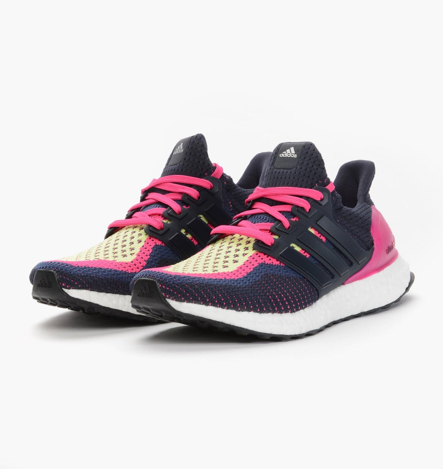 Adidas Ultra Boost W "Navy-Pink" — UK 3.5 | EU 36 | US 4 — Side View