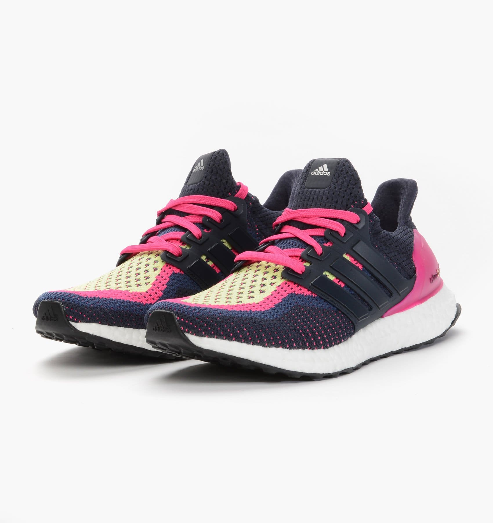 Adidas Ultra Boost W "Navy-Pink" — UK 3.5 | EU 36 | US 4 — Side View