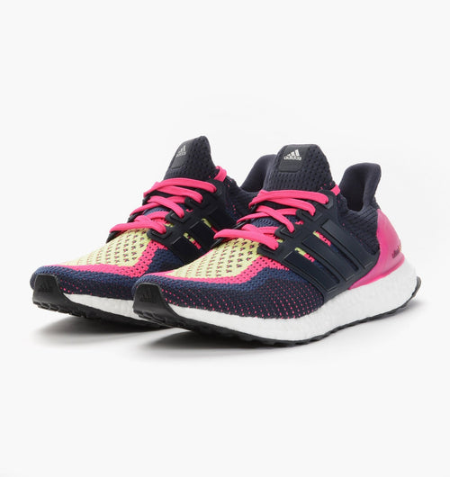 Adidas Ultra Boost W "Navy-Pink" — UK 3.5 | EU 36 | US 4 — Side View