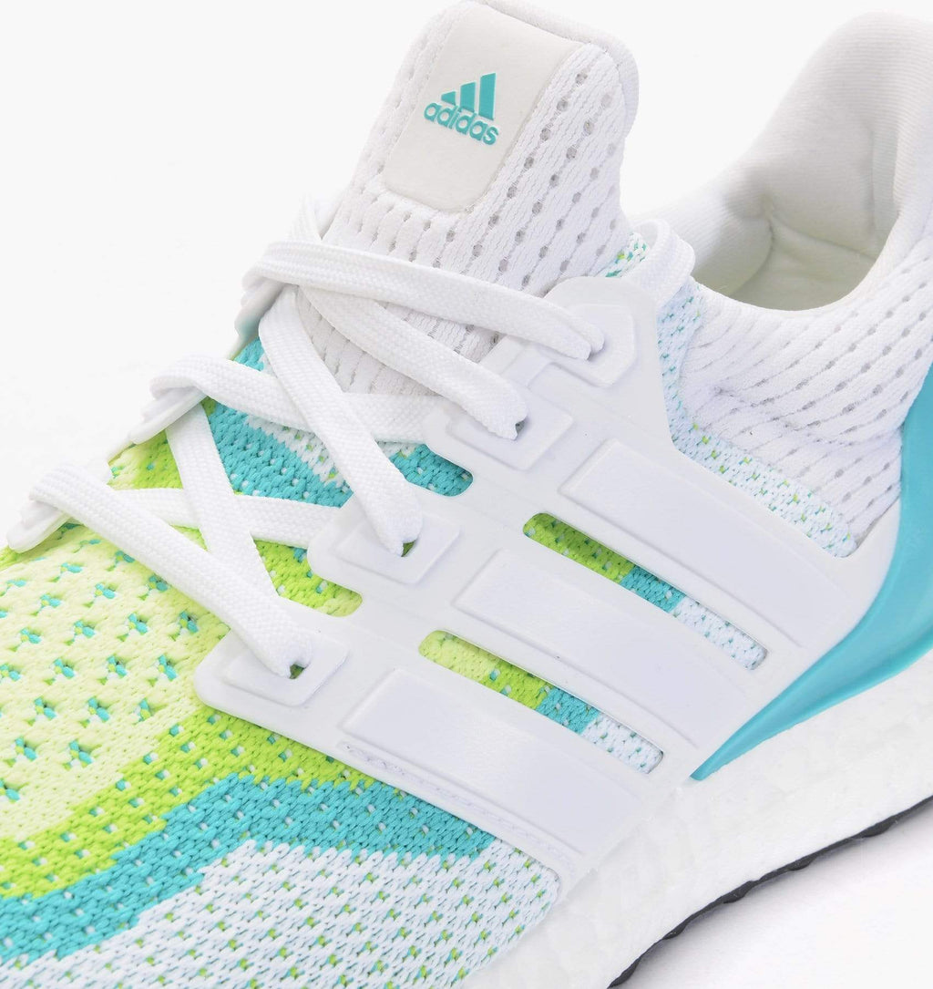 ADIDAS ULTRA BOOST - Halo-White-Semi Solar Slime — UK 3.5 | EU 36 | US 4 — Detail View