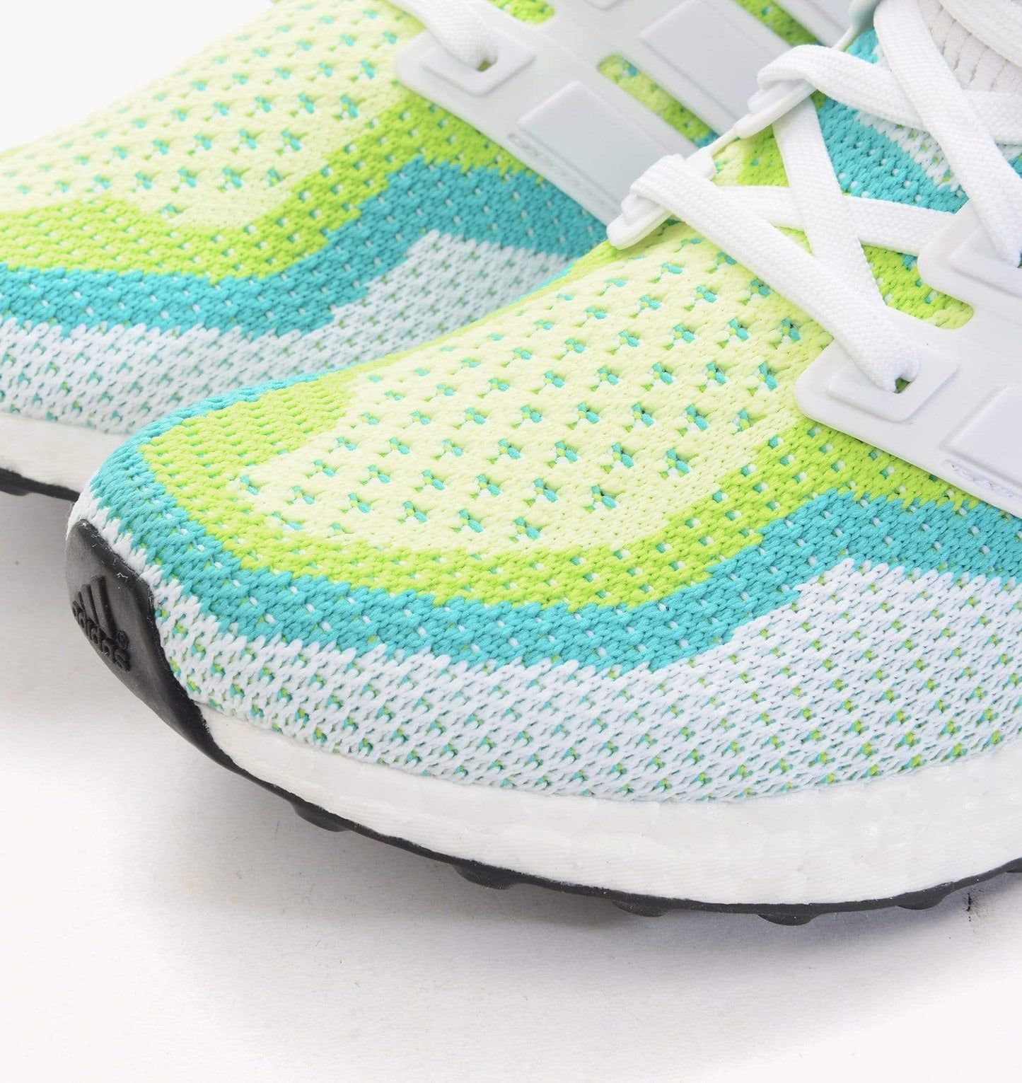 ADIDAS ULTRA BOOST - Halo-White-Semi Solar Slime — UK 3.5 | EU 36 | US 4 — Lifestyle View