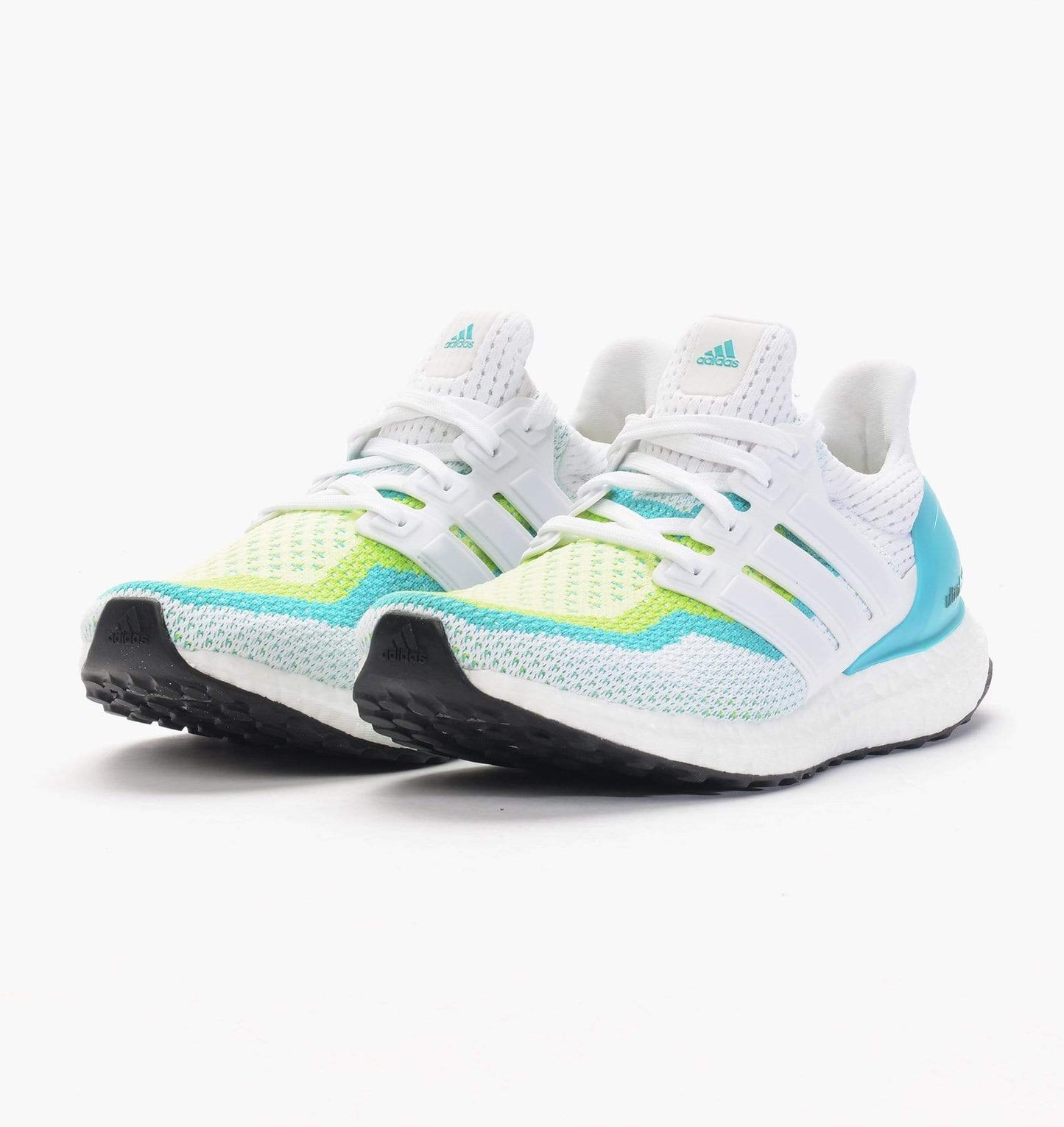 ADIDAS ULTRA BOOST - Halo-White-Semi Solar Slime — UK 3.5 | EU 36 | US 4 — Side View
