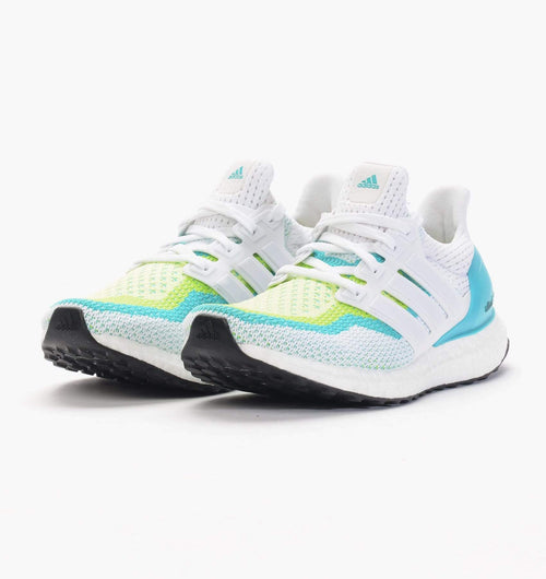 ADIDAS ULTRA BOOST - Halo-White-Semi Solar Slime — UK 3.5 | EU 36 | US 4 — Side View