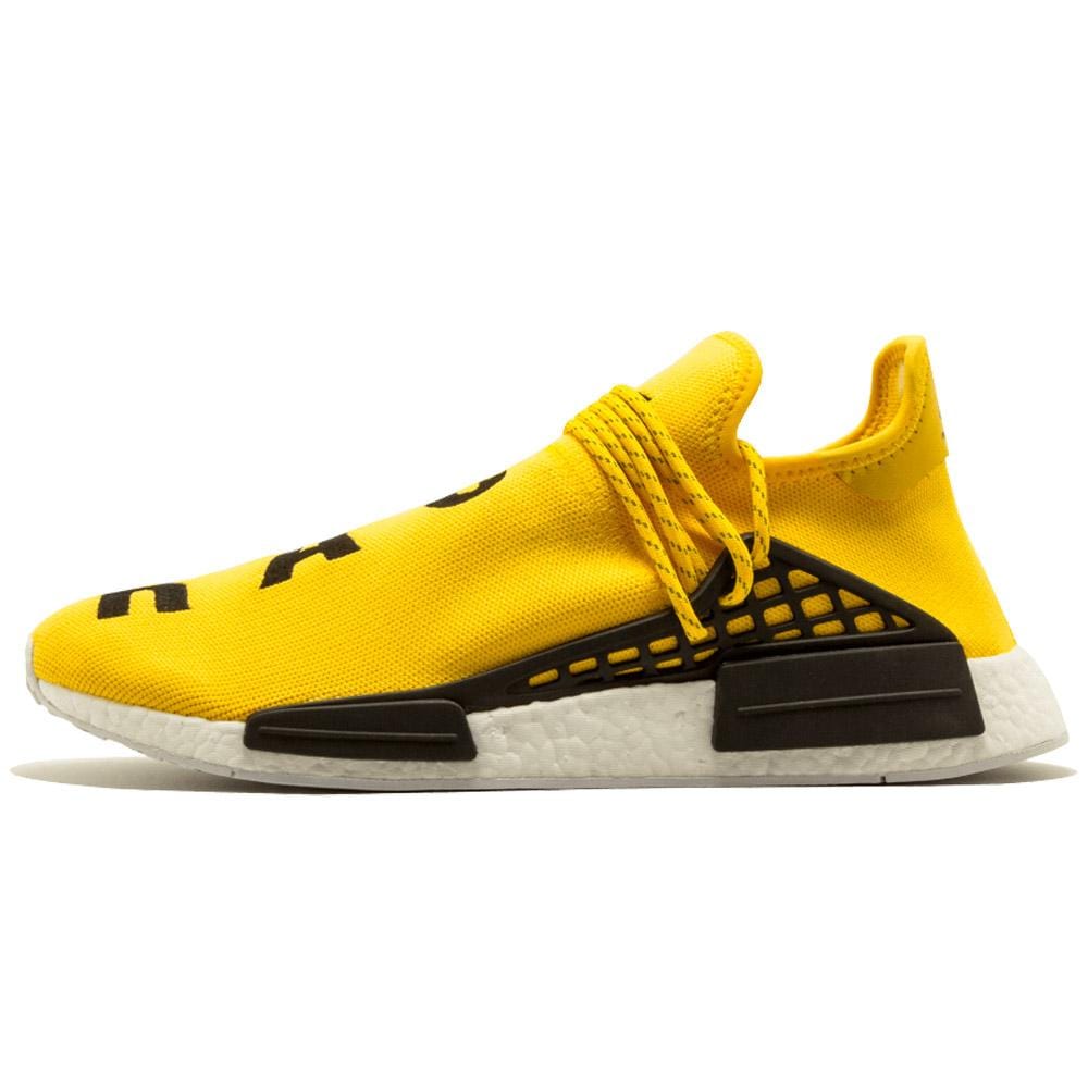 Pharrell Williams x Adidas Originals HU NMD Yellow — UK 3.5 | EU 36 | US 4 — Front View