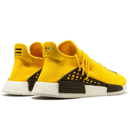 Pharrell Williams x Adidas Originals HU NMD Yellow — UK 3.5 | EU 36 | US 4 — Lifestyle View