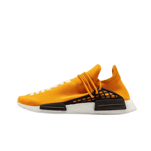PHARRELL WILLIAMS X ADIDAS NMD HUMAN RACE  TANGERINE — UK 3.5 | EU 36 | US 4 — Front View
