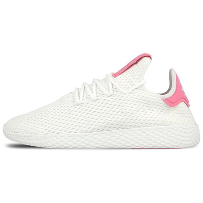 Pharrell Williams x adidas Tennis HU White-Semi Solar Pink — UK 3.5 | EU 36 | US 4 — Front View