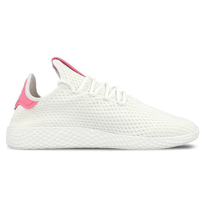 Pharrell Williams x adidas Tennis HU White-Semi Solar Pink — UK 3.5 | EU 36 | US 4 — Side View