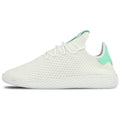 Pharrell Williams x adidas Tennis HU White-Green Glow — UK 3.5 | EU 36 | US 4 — Front View