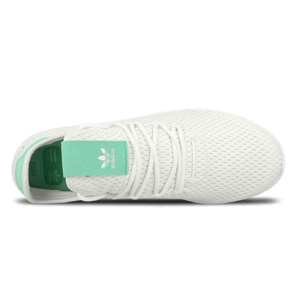 Pharrell Williams x adidas Tennis HU White-Green Glow — UK 3.5 | EU 36 | US 4 — Detail View