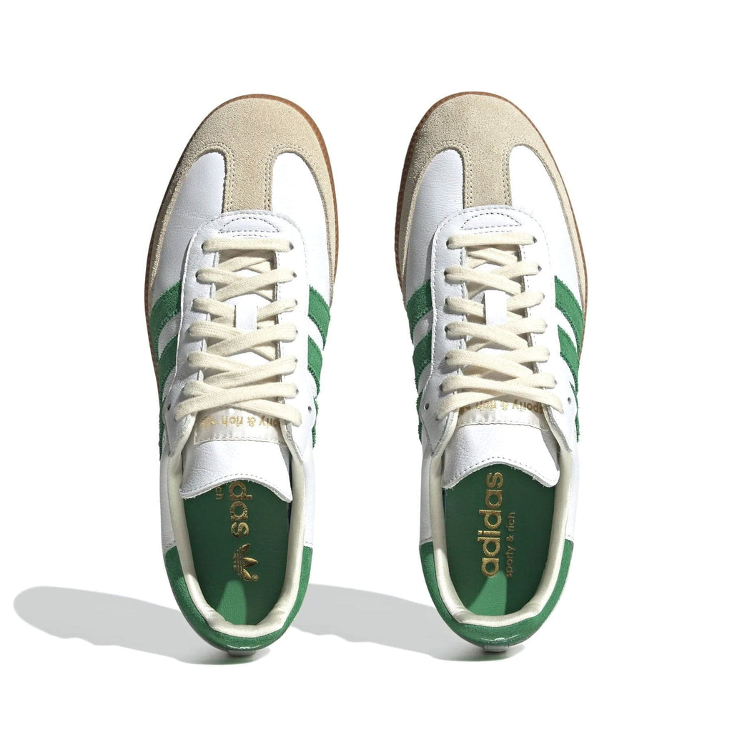 Sporty & Rich x adidas Samba OG 'White Green' — UK 3.5 | EU 36 | US 4 — Back View