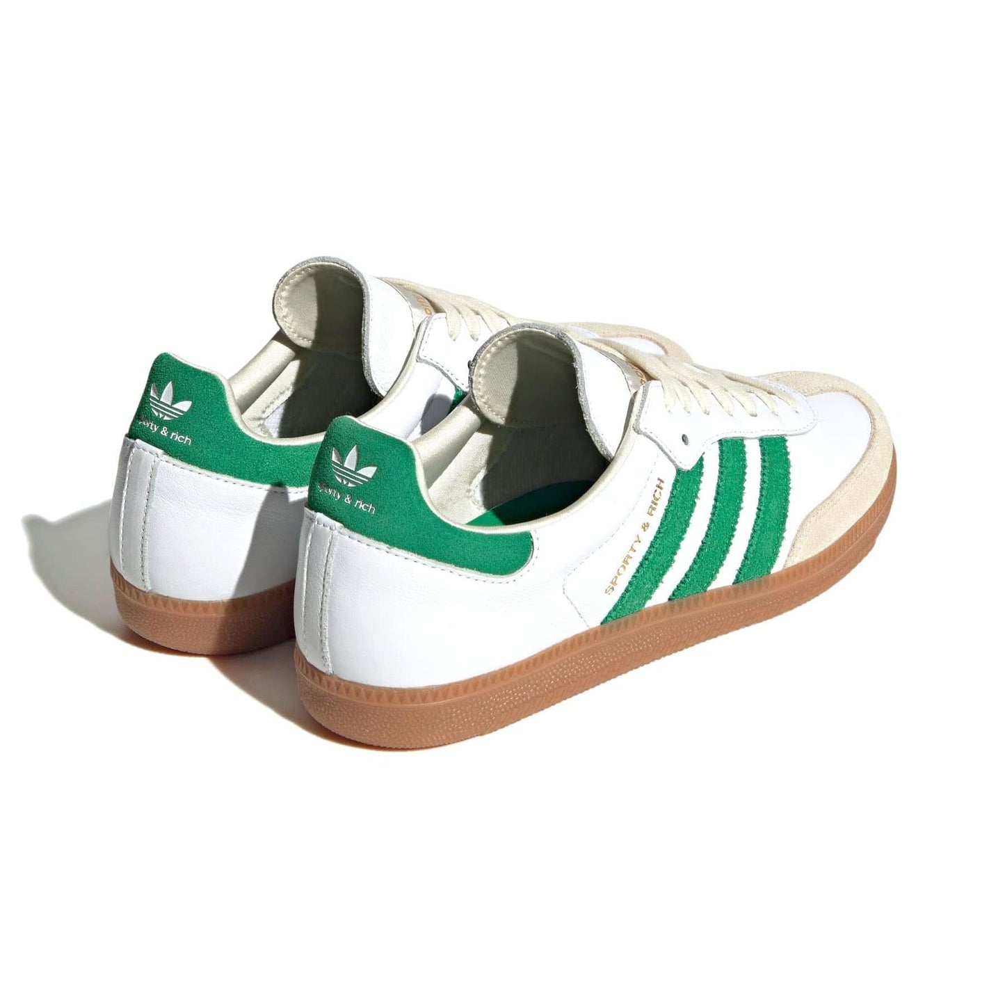 Sporty & Rich x adidas Samba OG 'White Green' — UK 3.5 | EU 36 | US 4 — Top View