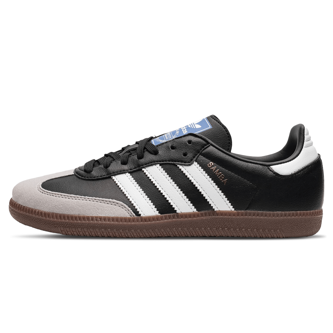 Adidas Samba Vegan 'Black Gum' — UK 3.5 | EU 36 | US 4 — Front View