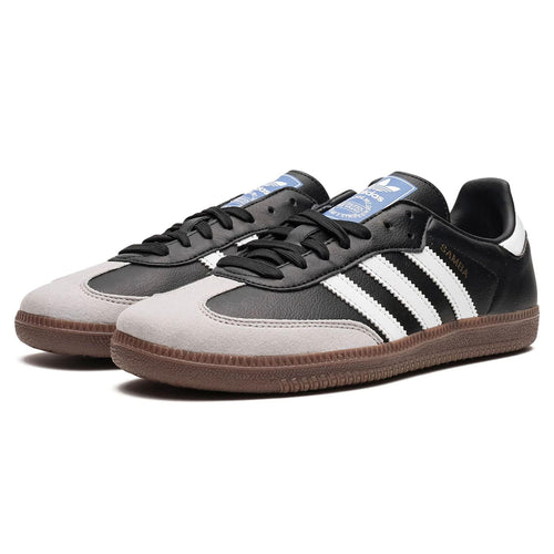 Adidas Samba Vegan 'Black Gum' — UK 3.5 | EU 36 | US 4 — Side View