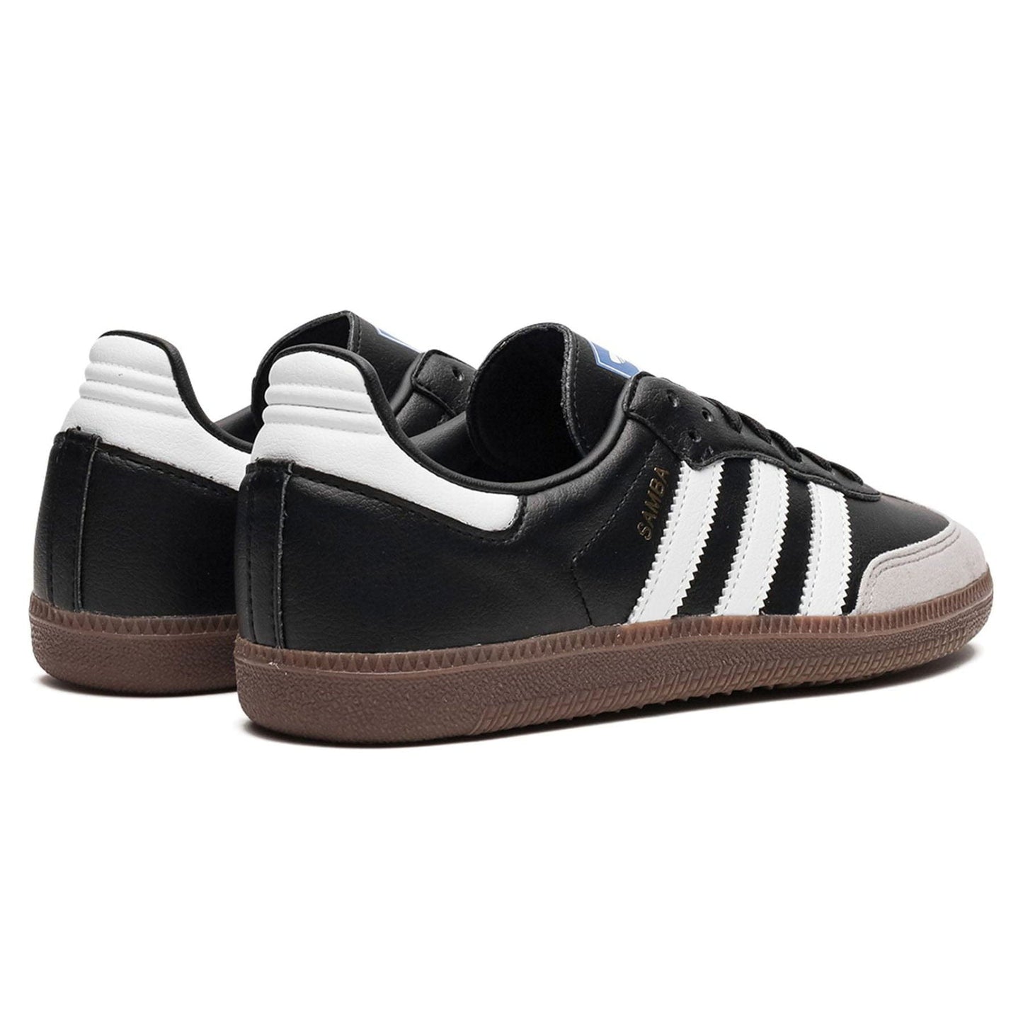 Adidas Samba Vegan 'Black Gum' — UK 3.5 | EU 36 | US 4 — Back View