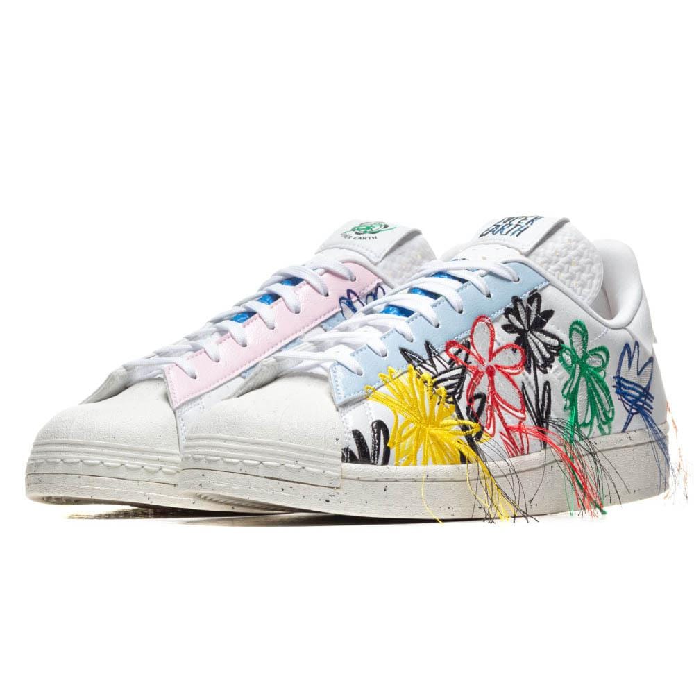 Sean Wotherspoon x adidas Superstar 'SuperEarth' — UK 3.5 | EU 36 | US 4 — Side View