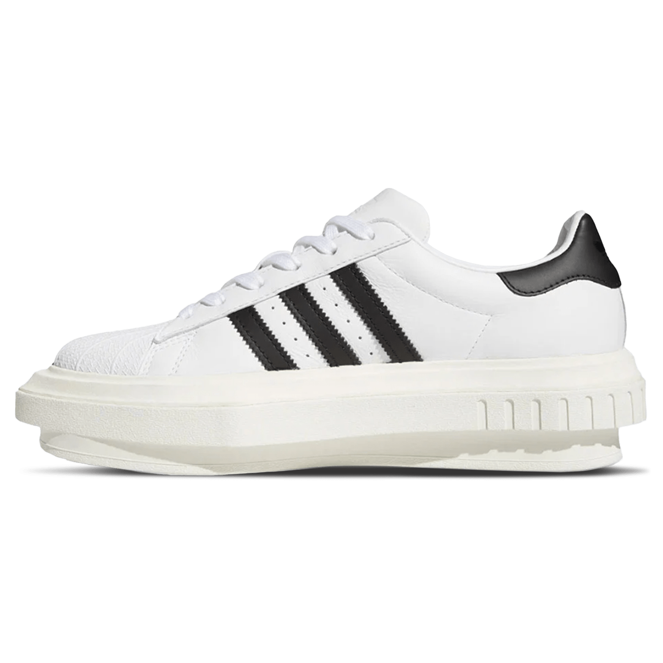 Ivy Park x Adidas Superstar Platform 'Cloud White' — UK 3.5 | EU 36 | US 4 — Front View