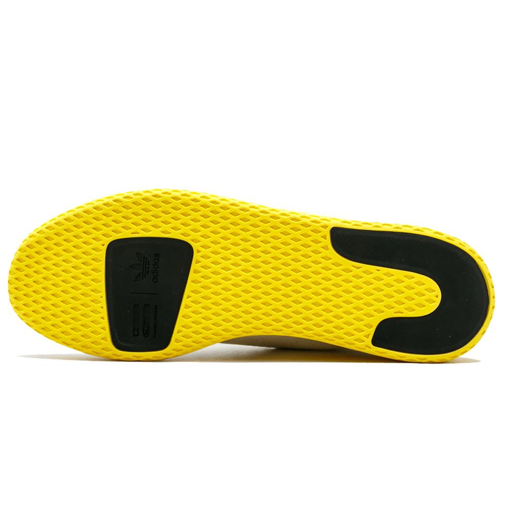 Pharrell Williams x adidas Originals Tennis HU White-Yellow — UK 3.5 | EU 36 | US 4 — Detail View