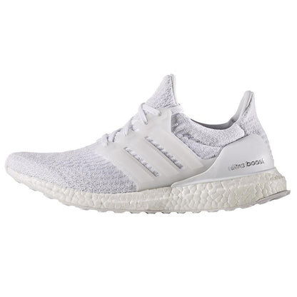 Adidas Ultra Boost 3.0 Triple White — UK 3.5 | EU 36 | US 4 — Front View