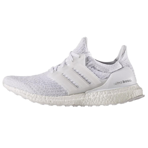 Adidas Ultra Boost 3.0 Triple White — UK 3.5 | EU 36 | US 4 — Front View