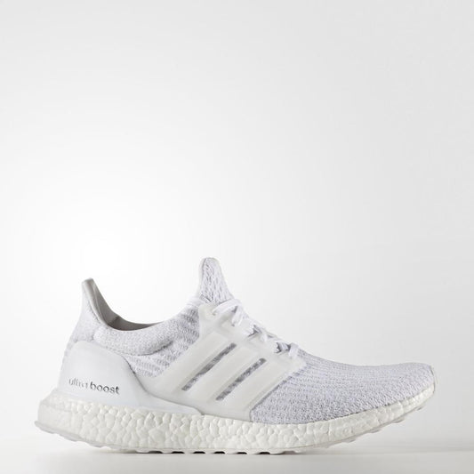 Adidas Ultra Boost 3.0 Triple White — UK 3.5 | EU 36 | US 4 — Side View