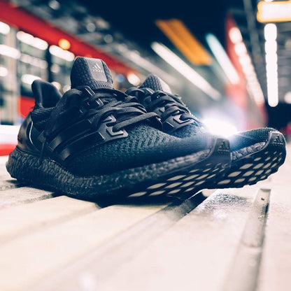 Adidas Ultra Boost LTD Triple Black — UK 3.5 | EU 36 | US 4 — Lifestyle View
