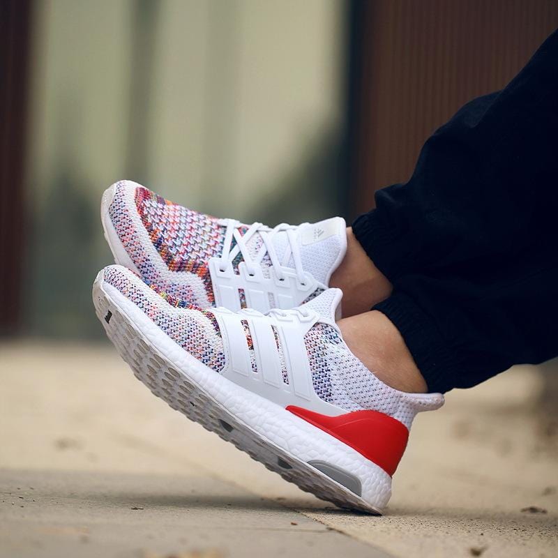 Adidas Ultra Boost Multicolor White-Red — UK 3.5 | EU 36 | US 4 — Alternate View 8