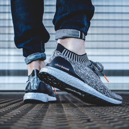 Adidas Ultra Boost Uncaged Silver Boost  Superbowl Edition — UK 3.5 | EU 36 | US 4 — Back View