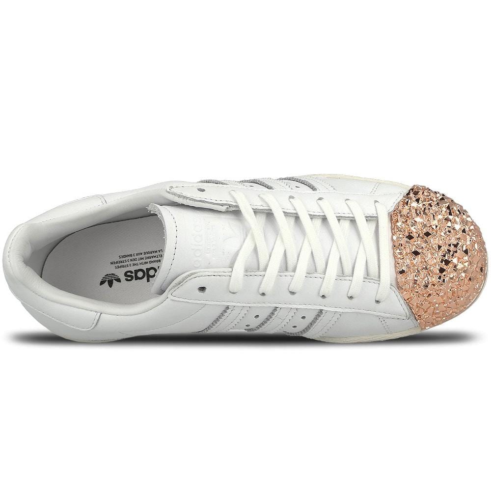 adidas Originals Superstar 80s 3D Metal Toe W (white - bronze) — UK 3.5 | EU 36 | US 4 — Detail View