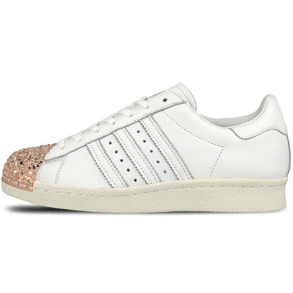 adidas Originals Superstar 80s 3D Metal Toe W (white - bronze) — UK 3.5 | EU 36 | US 4 — Front View