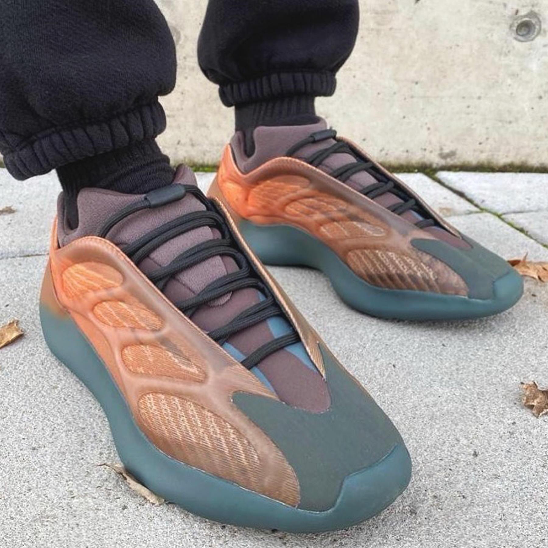 adidas Yeezy 700 V3 'Copper Fade' — UK 3.5 | EU 36 | US 4 — Lifestyle View