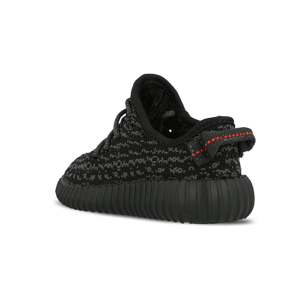 Adidas Yeezy 350 Boost Infant "Pirate Black" — UK 0k | EU 16 | US 1k — Back View