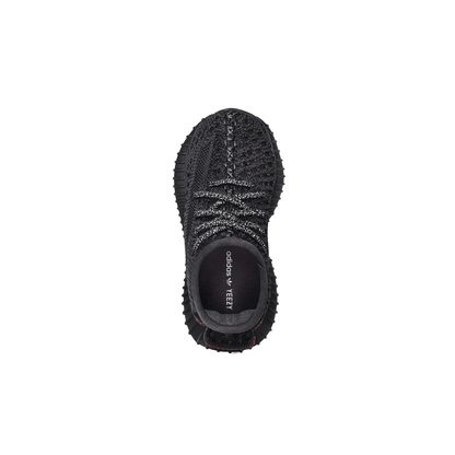 adidas Yeezy Boost 350 V2 Infant 'Black Non-Reflective' — UK 0k | EU 16 | US 1k — Top View