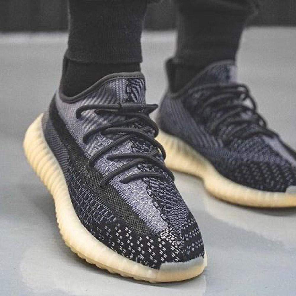 Yeezy Boost 350 V2 'Carbon' — UK 3.5 | EU 36 | US 4 — Detail View