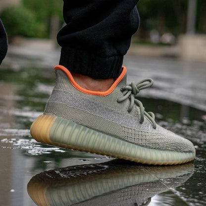 Yeezy Boost 350 V2 'Desert Sage' — 3 UK | 35.5 EU — Lifestyle View