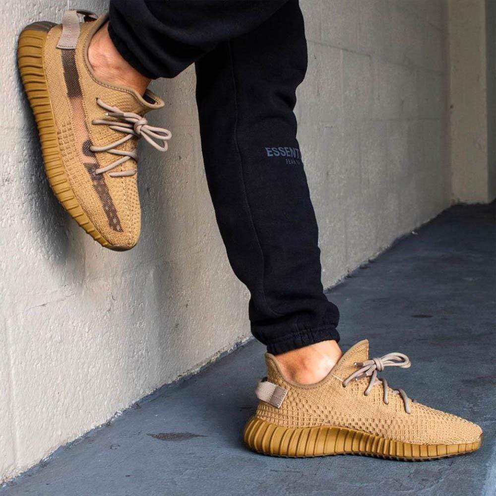 Yeezy Boost 350 V2 'Earth' — UK 3.5 | EU 36 | US 4 — Lifestyle View