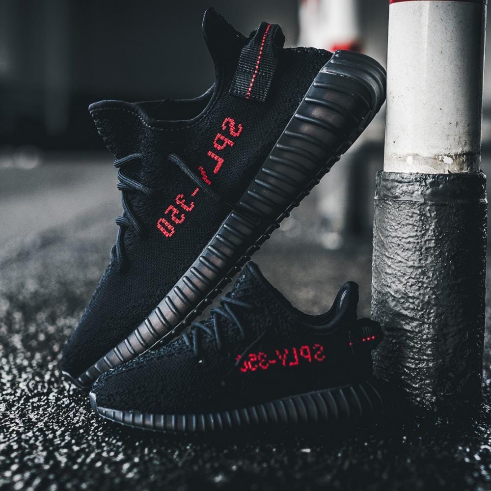 Adidas Yeezy Boost 350 V2 Infant Core Black-Red — UK 0k | EU 16 | US 1k — Alternate View 8
