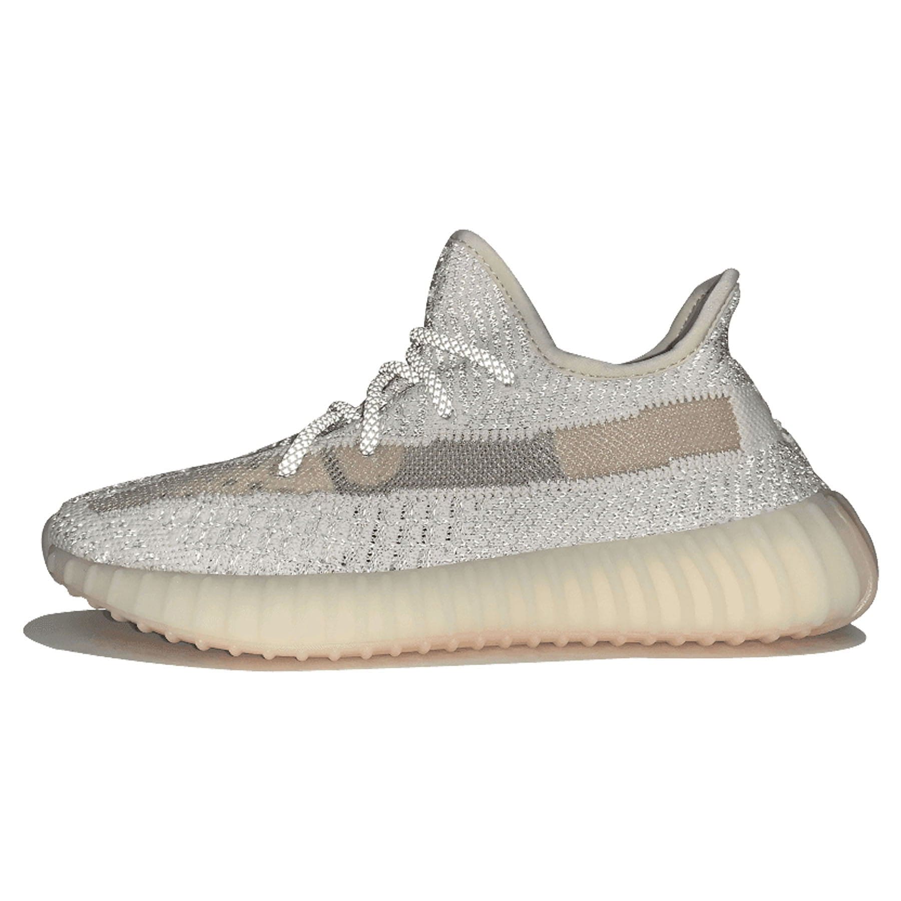 Adidas Yeezy Boost 350 V2 'Lundmark Reflective' — UK 3.5 | EU 36 | US 4 — Top View