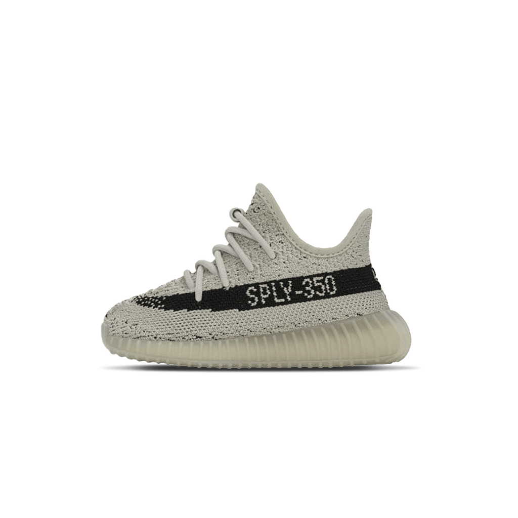adidas Yeezy Boost 350 V2 Infants 'Slate' — UK 0k | EU 16 | US 1k — Front View