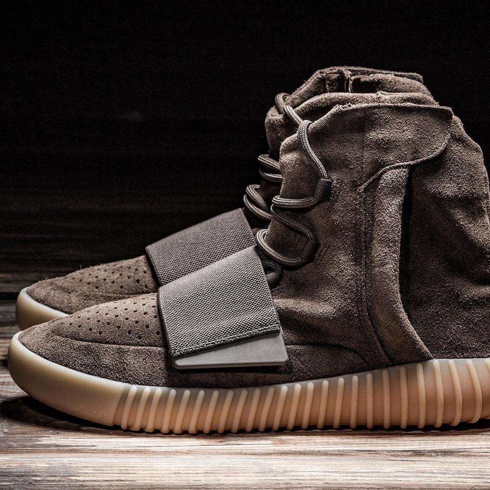 Adidas Yeezy Boost 750 Light Brown — UK 3.5 | EU 36 | US 4 — Lifestyle View
