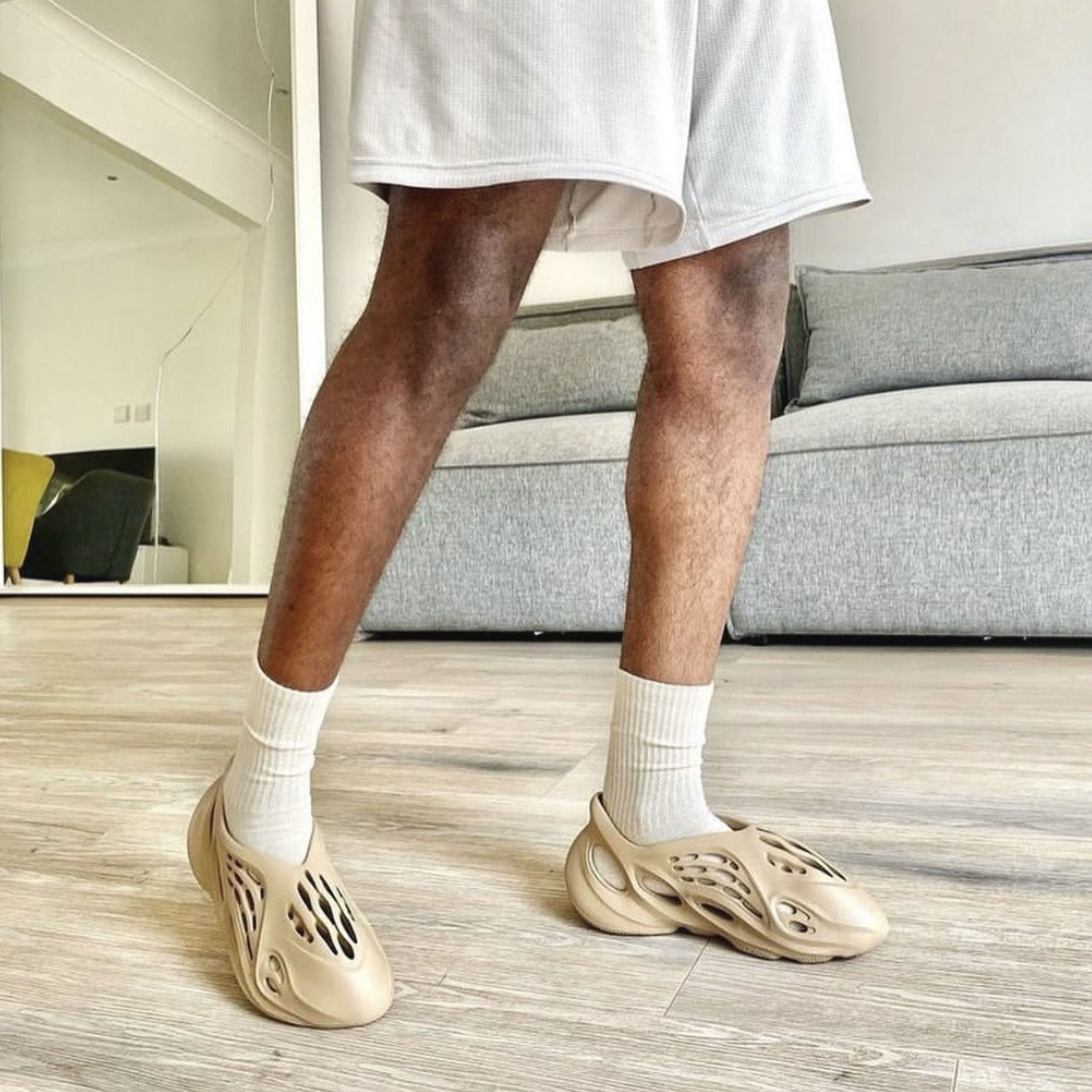 adidas Yeezy Foam Runner 'Ochre' — UK 3 | EU 35 | US 3 — Lifestyle View