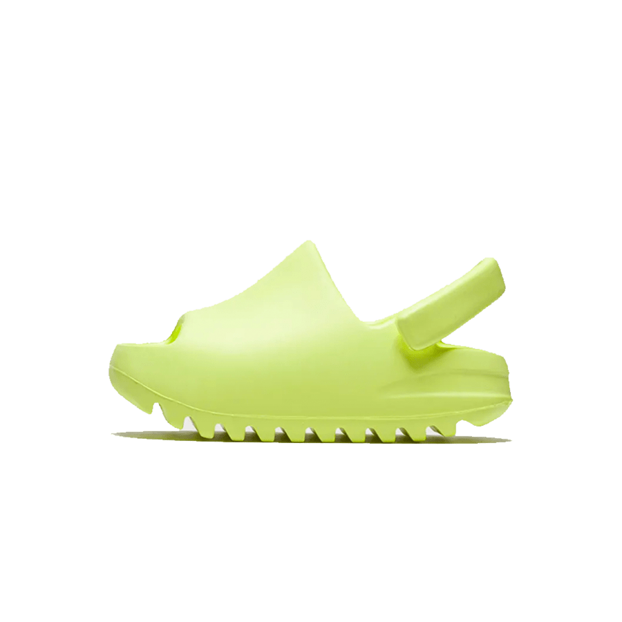 adidas Yeezy Slide Infants 'Glow Green' — UK 0k | EU 16 | US 1k — Front View