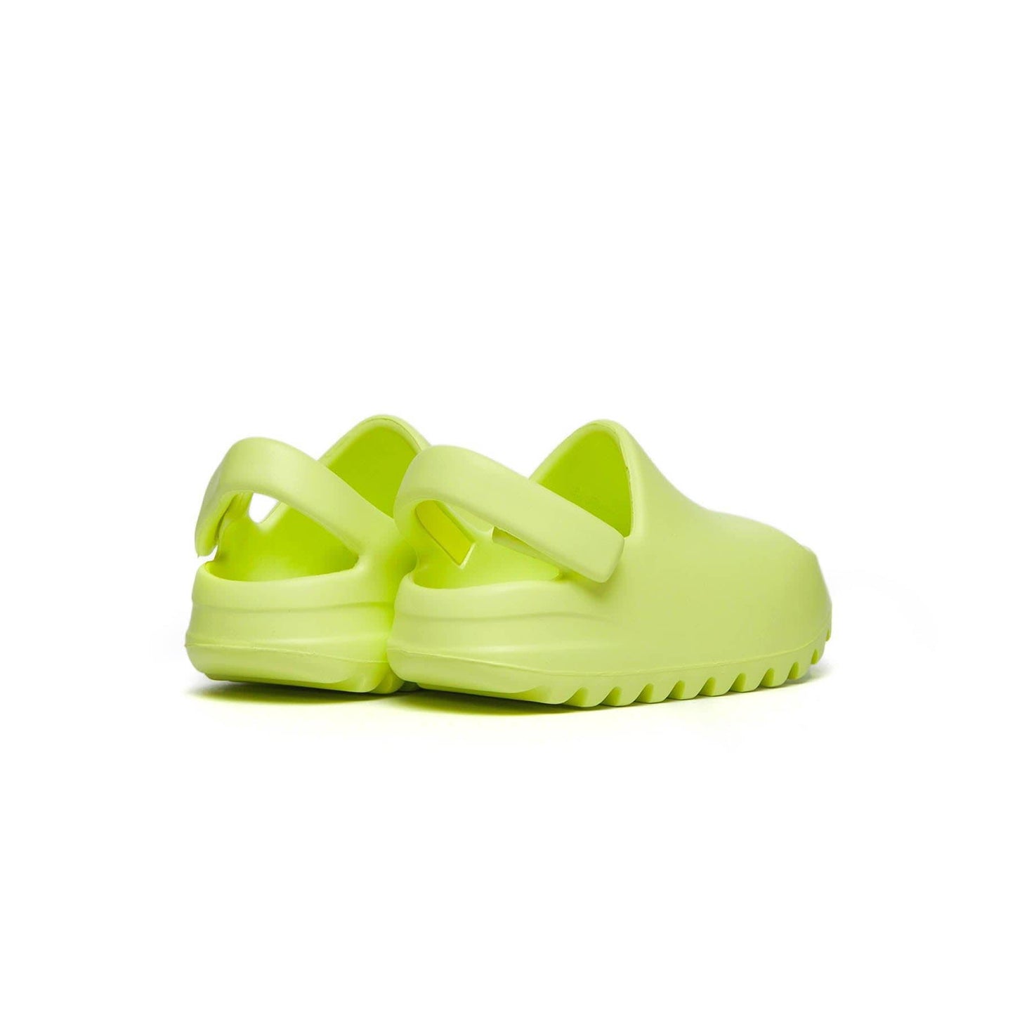 adidas Yeezy Slide Infants 'Glow Green' — UK 0k | EU 16 | US 1k — Back View